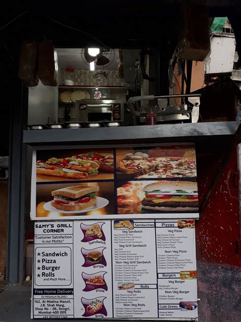 Menu at Samy's Grill Corner, Mumbai