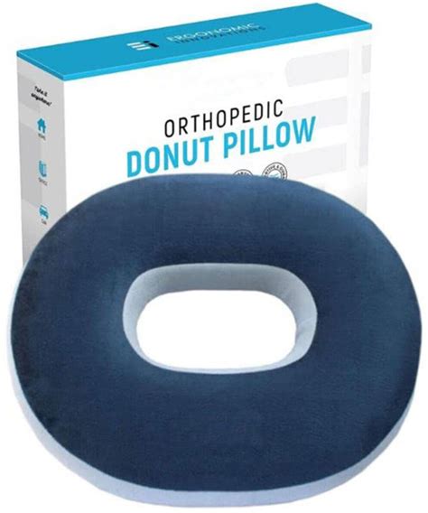 Zaxty Donut Ring Pillow Coccyx Cushion For Piles Haemorrhoid Sciatica ...