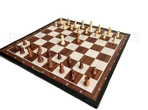 Discover the Elegance of Our Wooden Laminated Chess Board with 3-Inc