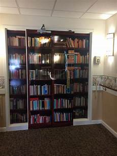 Doors That Look Like Bookshelves by A Work In Progress At My Dementia Care Community A Door Doors That Look Like Bookshelves