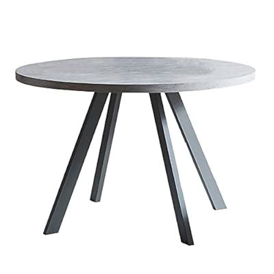 Buy HIPIHOM 42" Round Dining Table for 4 Seat, MDF Surface and Sturdy ...