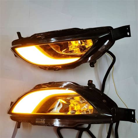 Emmet TATA ALTROZ Fog+DRL LED light metrix indicator set of 2pcs (White ...