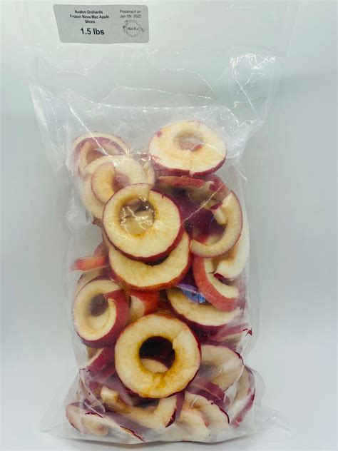 Novamac Frozen Apple Slices – Click Fork