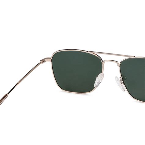 Buy Gold Brown Full Rim Rectangle Square Vincent Chase The Metal Edit ...