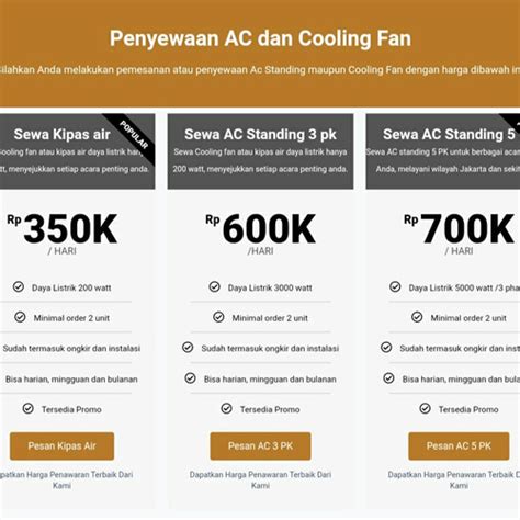 Jual Rental AC Standing, Harian, Sewa AC Standing - AC Portable - Kab ...