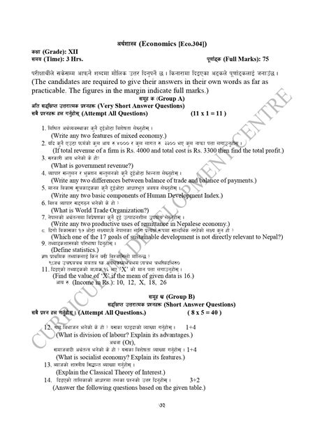 Class 12 CDC Model Questions of English 的图像结果