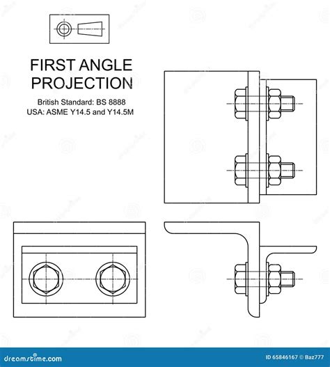 First Angle Orthographic Projection