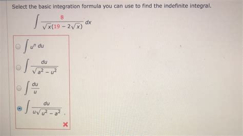 Image result for Integration Du Formulas
