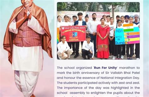 National Integration Day "Run for Unity