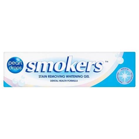 Pearl Drops Smokers Stain Removing Whitening Gel 50 Ml Toothpaste by ...
