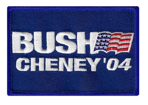 Bush Cheney '04 Embroidered Patch Vote Republican Election Iron-on ...