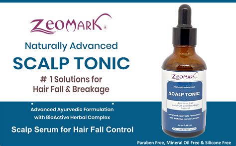 Buy ZEOMARK Scalp Tonic for Hair Growth, Ayurvedic Hair Serum for men and Women, Scalp Serum for ...