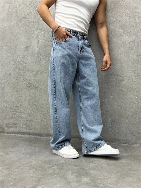 Oh So Vintage Men Baggy Jeans – Offduty India