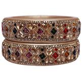 Jaipuri Designer Lac Kada Bangles For Women With Latest Kundan Design ...