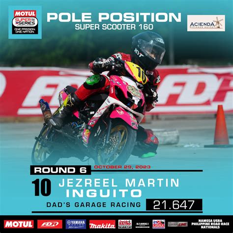 Motul Super Series Round 6: "The Finale" Cavite GP Super Scooter 160 Pole Posi... - The Racing ...
