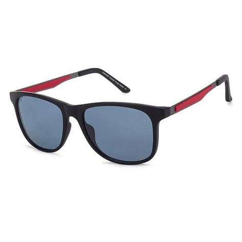 Buy Matte Black Gunmetal Red Blue Full Rim Square Vincent Chase ...