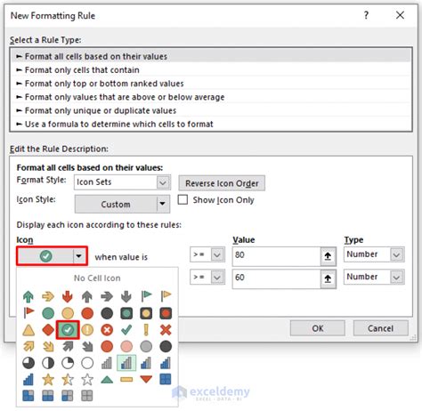 Image result for Conditional Formatiing Using Icon Set