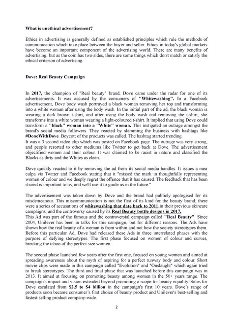 Ethical Issues in Management - Report Fifty Nine - What is unethical ...