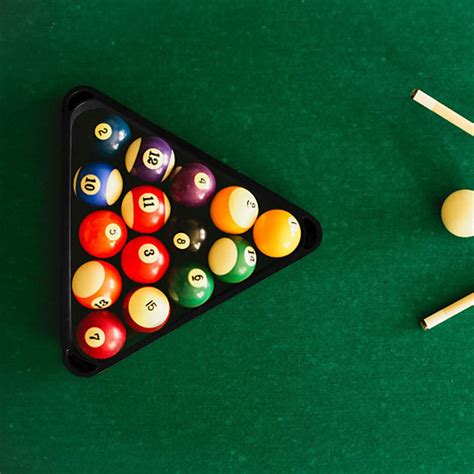 Pool Table Balls Set Up