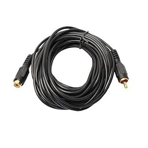 Buy KHATI Audio RCA Extension Cable ï¼Œ25ft Male to Female RCA for Home ...