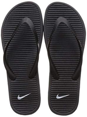 Buy Nike Men's Solarsoft Thong 2 Black/White-Anthracite Flip-Flops-11 ...