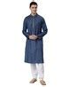 Buy Blue Kurtas for Men by MANTHAN Online | Ajio.com