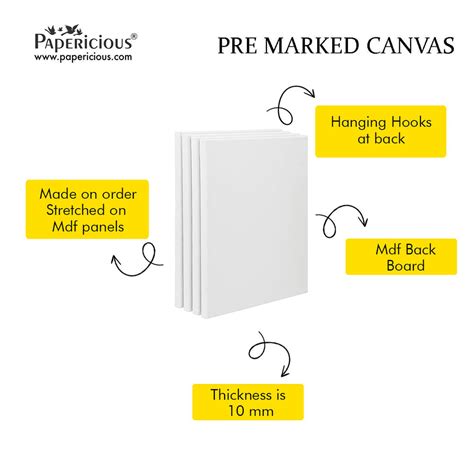 Buy DIY Pre Marked - Pre Drawn Canvas Board for Painting