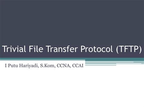 Image result for Trivial File Transfer Protocol TFTP Vs FTP