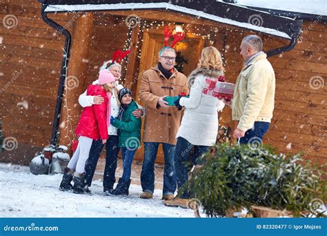 Christmas Eve -family, Gifts, Holiday, Season and People Stock Image ...