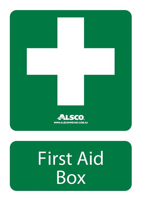 Image result for First Aid Box Sign