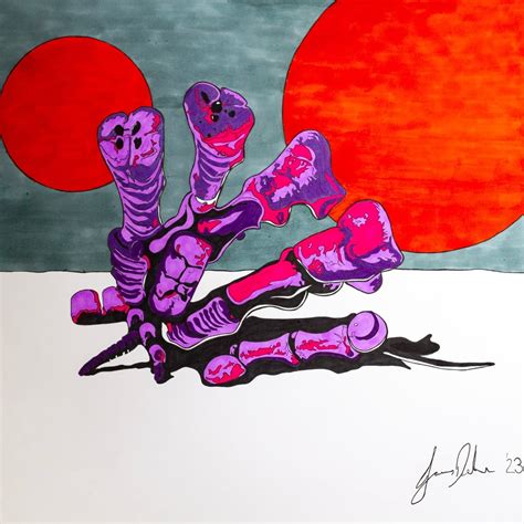 Beetle Bones and Smokin Stones. Me, marker pen on paper, 2023 : r ...