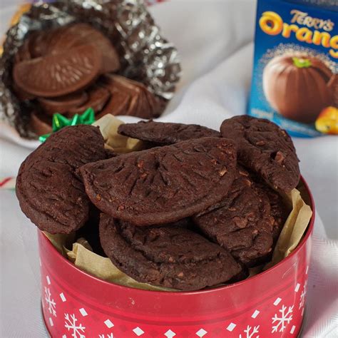 Terry's Chocolate Orange Cookies - Food Meanderings