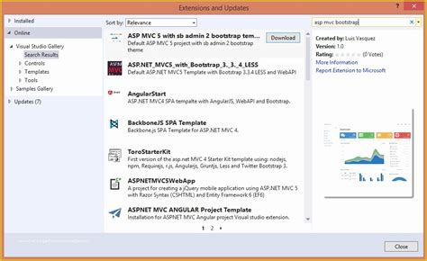 Image result for ASP.NET MVC Templates