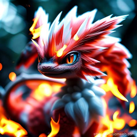 Fire-Breathing Dragon Pokemon like Rayquaza | Stable Diffusion Online