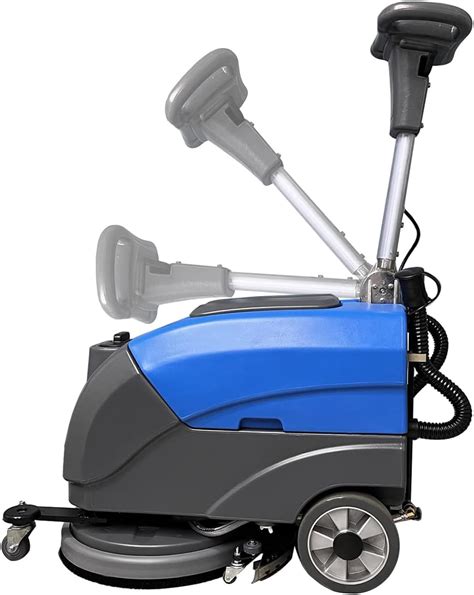 Amazon.com: HiBuyer Walk Behind 15" Brush Floor Scrubber Machine ...