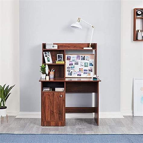 Craftswood Solid Wooden Study Table with Bookshelf | Wood Study Table ...