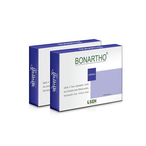 Buy SDH Naturals Bonartho Capsule Pack of 2 For Fracture Healing ...