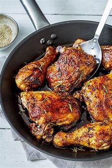 Chicken Recipes by Balsamic Honey Skillet Chicken Legs Recipe Eatwell101 Chicken Recipes