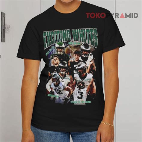 Cooper DeJean And Reed Blankenship Exciting Whites Eagles Shirt ...