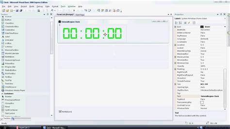 Image result for Visual Basic Clock