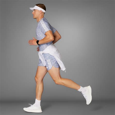 adidas Own The Run CLIMACOOL 3-Stripes Tee - Grey | adidas India