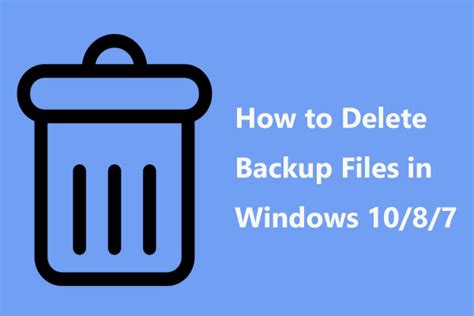 Image result for Delete Backup Files