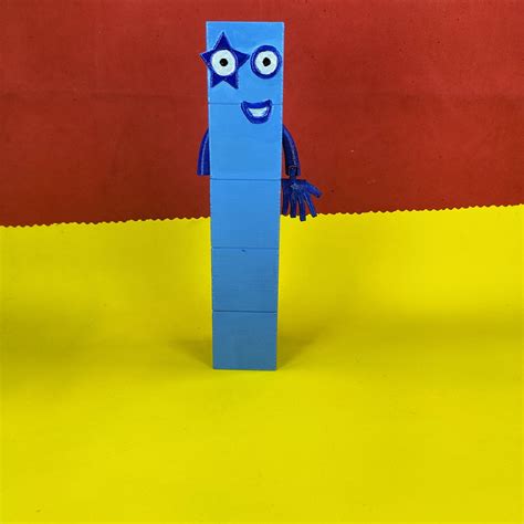 3D printing Flexi number block 5 • made with Ender 3 v 2・Cults