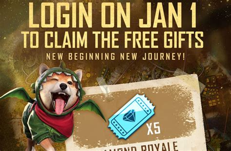 Log In To Free Fire On Januray 1, 2021 To Get Free 5 Diamond Vouchers