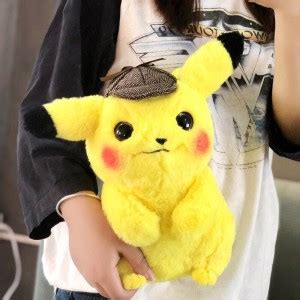 Cherubs Cute Detective Pikachu Imported Plush Toy - 25 cm - Cute ...
