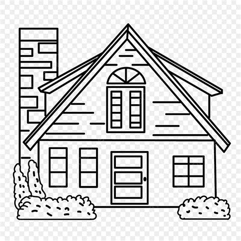 Black And White House Clip Art