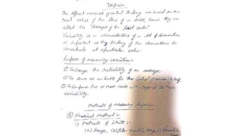 Statistical Analysis Notes for SR 230: Understanding Variability and ...