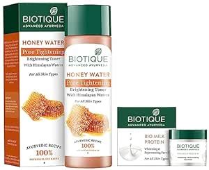 Buy Biotique Bio Honey Water Clarifying Toner, 120ml And Biotique Bio ...