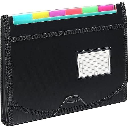 NISUN 13 Pockets A4 File Organiser for documents, Expanding File Folder ...