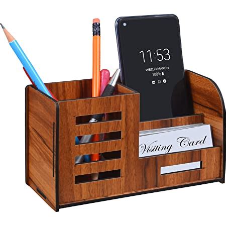 Cosy Tossy Wooden Elephant Shaped pen stand for office table stylish ...